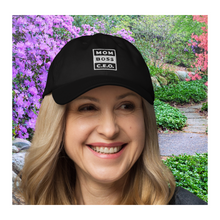 Load image into Gallery viewer, Mom Boss CEO Embroidered Baseball Caps, Hats For Men, Sun Hats For Women, Motivational Gifts
