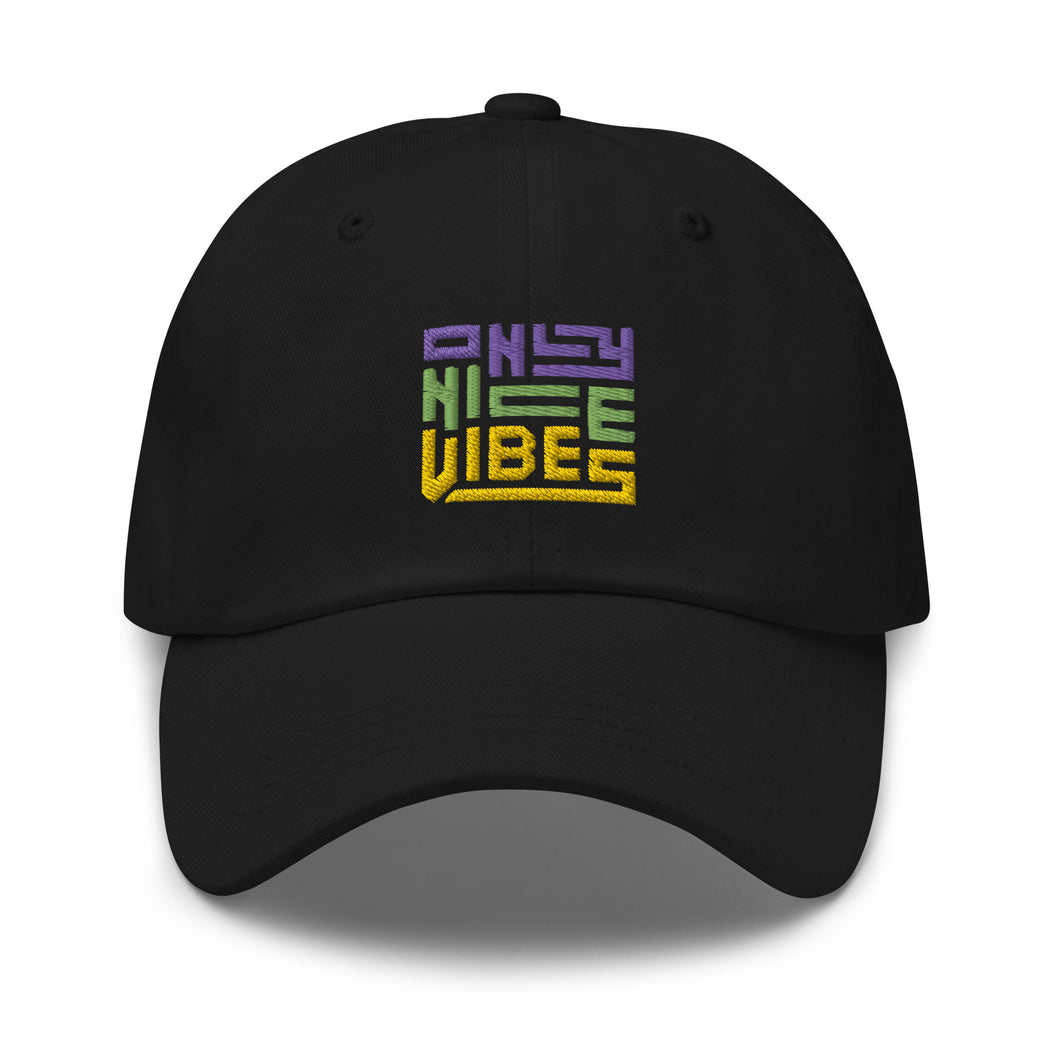 Only Nice Vibes Embroidered Baseball Caps, Hats For Men, Sun Hats For Women, Motivational Gifts
