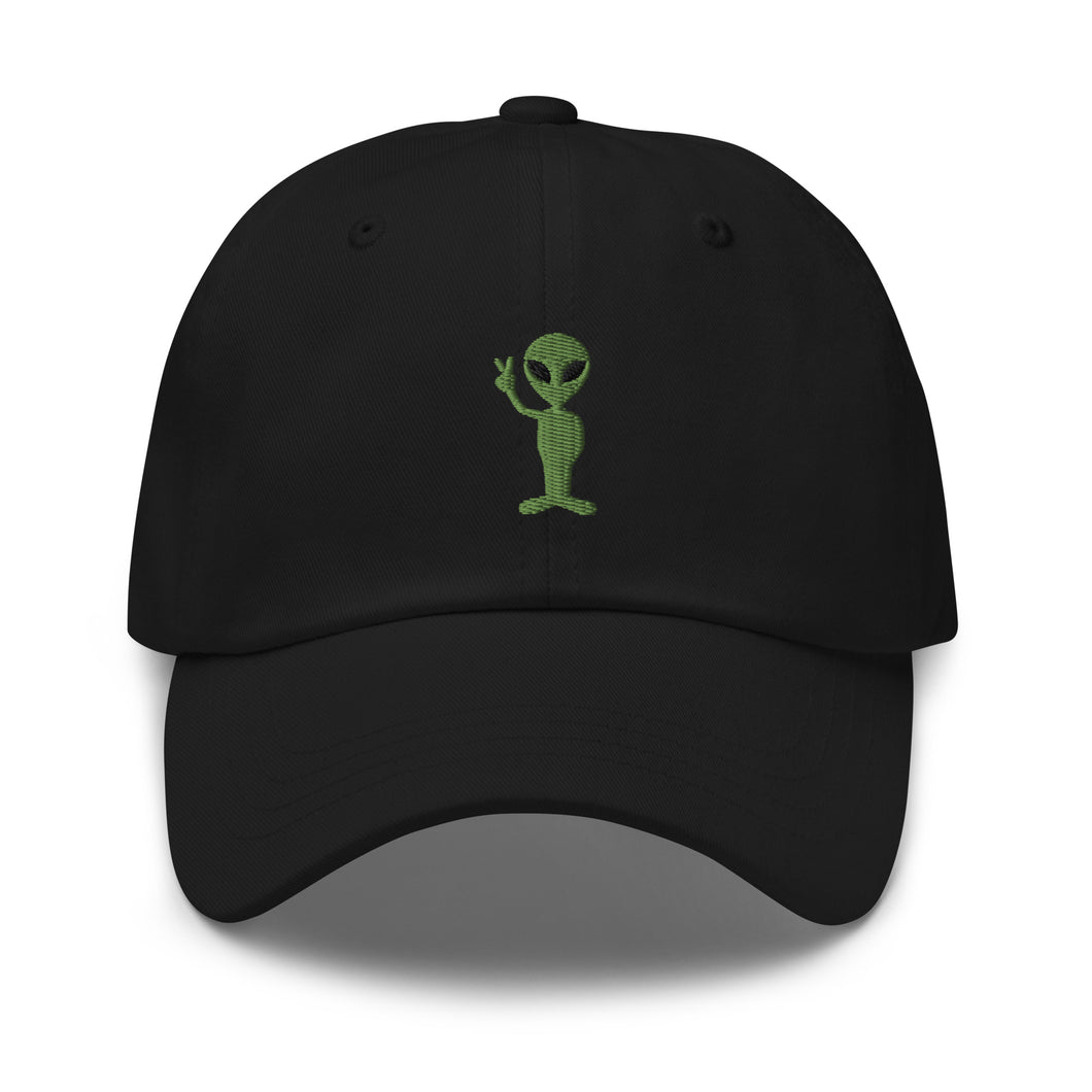 Peace Alien Embroidered Baseball Caps, Hats For Men, Sun Hats For Women, Motivational Gifts