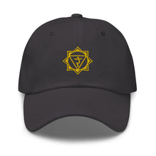 Load image into Gallery viewer, Manipura Solar Plexus Chakra Embroidered Baseball Caps, Hats For Men, Sun Hats For Women, Yoga Gifts, Buddha Gifts
