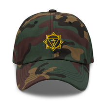 Load image into Gallery viewer, Manipura Solar Plexus Chakra Embroidered Baseball Caps, Hats For Men, Sun Hats For Women, Yoga Gifts, Buddha Gifts
