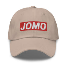 Load image into Gallery viewer, JOMO Joy Of Missing Out Embroidered Baseball Caps, Hats For Men, Sun Hats For Women, Motivational Gifts
